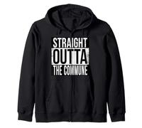 STRAIGHT OUTTA THE COMMUNE Zip Hoodie