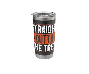 Straight Outta The Maple Tree Tapping Syrup Vintage Canada Stainless Steel Insulated Tumbler