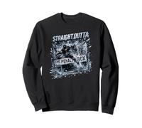 Straight Outta The Penalty Box Hockey Lovers Sweatshirt