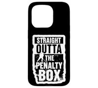 Straight Outta The Penalty Box Ice Hockey Player Goalie Cool Case for iPhone 15 Pro