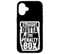 Straight Outta The Penalty Box Ice Hockey Player Goalie Cool Case for iPhone 16
