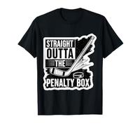 Straight Outta The Penalty Box Ice Hockey Player Goalie Fan T-Shirt