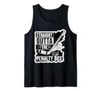 Straight Outta The Penalty Box Ice Hockey Player Goalie Fan Tank Top