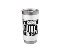 Straight Outta The REZ Stainless Steel Insulated Tumbler