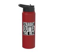 Straight Outta THE REZ Stainless Steel Insulated Water Bottle