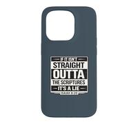 Straight Outta the Scriptures - Isaiah 8:20 christian Design Case for iPhone 15 Pro