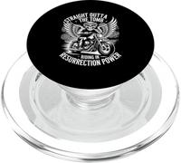 Straight Outta The Tomb Christian Biker Style PopSockets PopGrip for MagSafe