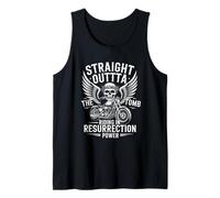 Straight Outta The Tomb Riding in Resurrection Power Tank Top
