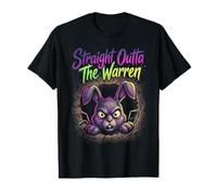 Straight Outta The Warren Funny Hip Hop Easter Bunny T-Shirt