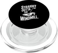 Straight Outta The Windmill Mini Golf Humor PopSockets PopGrip for MagSafe