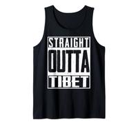 Straight Outta Tibet Lama MasterTibetan Buddhism Tank Top