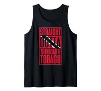 Straight Outta Trinidad & Tobago Flag Pride Trinidadian Tank Top