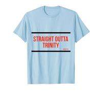 Straight Outta Trinity T-Shirt, Men, Baby Blue, Large