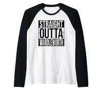 Straight Outta WARDLEWORTH Raglan Baseball Tee