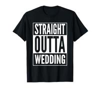 Straight Outta Wedding City Section in Berlin White Design T-Shirt