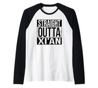 Straight Outta XI'AN Raglan Baseball Tee