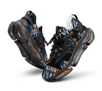 Straight Outtra New York City Flag Men's Running Shoes 11men（EUR45）