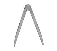 Straight Pattern Divider, Carbon Steel Compass Drawing Tool, High Hardness Wear Resistant Adjustable 150mm Artist Divider for Engineers Draftsmen Students Woodworking