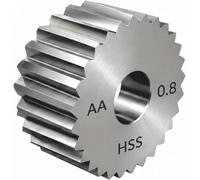 Straight Pattern Knurls for Lathe Machine - 20mm OD x 10mm Width x 6mm Bore (Pitch 0.8 mm)