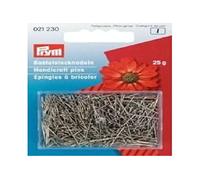 Straight Pins mild Steel Silver col 0.65 x 16 mm