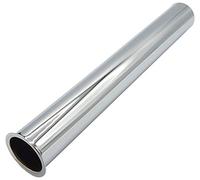 Straight Pipe with Collar 32mm Drain Waste Trap Chrome Replacement 250mm Long