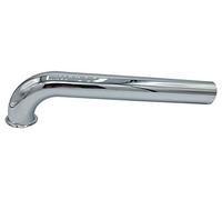 Straight Pipe with Elbow 32mm Drain Waste Trap Chrome Replacement 270mm Long