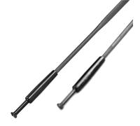 Straight-pull carbon fiber spokes, 2.3 mm, lightweight axle, 320 kgf, breaking strength, wear-resistant, multiple sizes, available Fit For riding(Black)