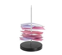 Straight Rod Paper Memo Holder | Alloy Bill Fork | Spike Stick Memo Clip | Basic Receipt Holder Nail for Restaurant, Office, Organizing Bills, Notes, Receipts, Papers, Stainless