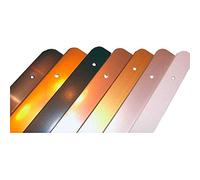 Straight run joint Bright silver - 30mm Kitchen Worktop Edging Strip, Trim, Cap, End,Corner,Straight