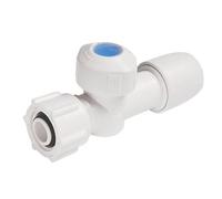 Straight Service Valve 15MM, Demounting with The HepKey System, Suitable for Domestic Hot & Cold Water Systems, 1 in Pack