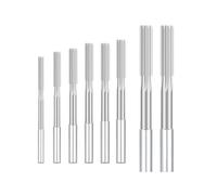 Straight-Shank Chuck milling Reamer 1pc HSS Machine Reamer H8 1.0-12mm Chucking Sraight Flute Common Round Shank Milling Cutter Tool(H8 2.5mm)