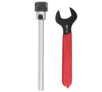 Straight Shank ER11 Collet Tool Holder with Wrench, Standard 1-7mm Size, for Precision Machine Tool Processing, Integrated Design, 40Cr Carbon Steel
