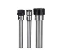 Straight Shank Extension Collet Chuck C10 C12 C16 C20 C25 C32 C40 100L 150L 200L ER8 ER11 ER16 ER20 ER25 ER32 Lathe CNC ER Collet Straight Shank Milling Extension Rod(C25-ER20A-100L)