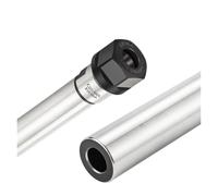 Straight Shank Extension Collet Chuck C6 C8 C10 C12 C16 C20 C25 C32 ER8 ER11 ER16 ER20 ER25 ER32 ER Collet Chuck Extension Rod Tool Holder Bracket Collet(0.005,C20-ER16M-100L)