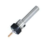 Straight Shank Extension Collet Chuck C8 C10 C12 C16 C20 C25 C32 ER8 ER11 ER16 ER20 ER25 ER32 100 150L Collet Chuck Holder CNC Milling Lengthen Tool ER Extension Rod(A Nut,C12-ER11-150L)