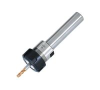 Straight Shank Extension Collet Chuck C8 C10 C12 C16 C20 C25 C32 ER8 ER11 ER16 ER20 ER25 ER32 100 150L Collet Chuck Holder CNC Milling Lengthen Tool ER Extension Rod(M Nut,C12-ER8-100L)