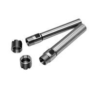 Straight Shank Extension Rod C16 ER11 100L | ER16 ER20 150L | Durable Milling Chuck with Powerful Clamping Force 1pcs(C16-ER11A-100)