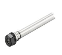Straight Shank Extension Rod High Precision 0.005mm ER Extension Rod C10 C12 ER8 ER11 ER16 Chuck Processing Straight Shank Extension Rod Collet Tool Holder(Accuracy 0.005,C10-ER8A-150L)