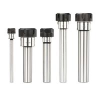 Straight Shank Extension Rod Tool Holder Collet Chuck ER8 ER11 ER16 ER20 ER32 for CNC Milling 1pcs(C10-ER16-100L)