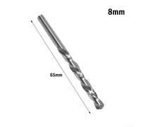 Straight Shank Left Way Drill Bits Made from Carbide for Reversal Drilling Tasks with Smooth Chip Removal 3-8mm Sizes (8mm)