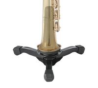 Straight Soprano Sax Stand - 25x25x20cm Portable Wind Instrument Holder, Tripod Stable Supports, Compact Travel Cradle | Secure Saxophone Clarinet Flute Oboe Storage Studio Stage Use PortableStand