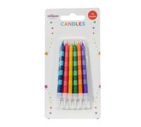 Straight Stripes Candles Multi Pack Of 240