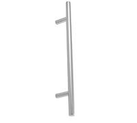 Straight T-Bar Pull Handle (19mm Dia., 300mm Centres, Bolt Through (Sold in Singles))