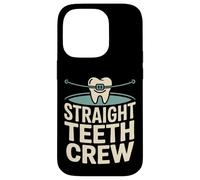 Straight Teeth Crew Braces Orthodontist Smile Case for iPhone 14 Pro