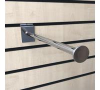 Straight Thick Disc End Display Arm For Slatwall