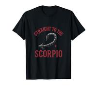 Straight to the Point - Scorpio Zodiac Art T-Shirt