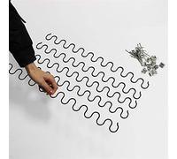 Straight torsion spring,Spring Tools,35cm/40cm/45cm/50cm/55cmm/60cm/65cm/70cm/75cm/80cm Spring Clips Screws Included DIY Repair Kit, (Size : 40cm 1pc)(40cm 1pc)