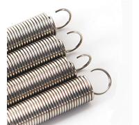 Straight torsion spring,Spring Tools,Dual Hook Small Tension Spring Steel Extension Spring Wire Dia 0.6mm Outer Dia 8mm Length 15-50mm, 10pcs, (Size : 35mm)(45mm)