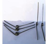 Straight torsion spring,Spring Tools,Machine Small Steel Adjustable Torsion Coil Spring, 1.2mm Wire Diameter X 7mm Out Diameterx 40mm Leg Length, 10PCS