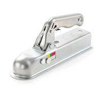Straight Trailer Coupler for 2" Ball & Square Drawbar, 50mm Trailer Coupler, 800kg Capacity Heavy Duty Hitch